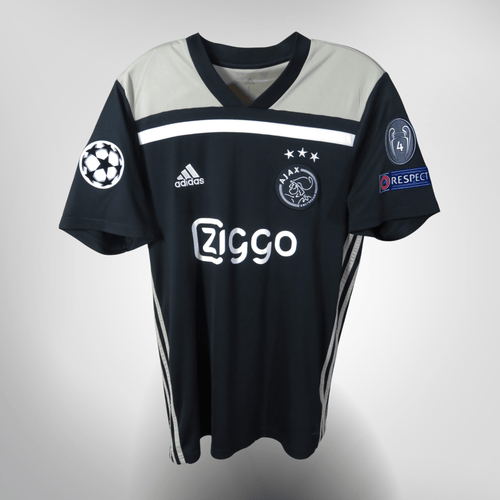 Authentic Adidas Ajax 2018-2019 Away shirt, Ziyech 22 on the back, size L, product code CF5468 | Nostalgic Football Shirts