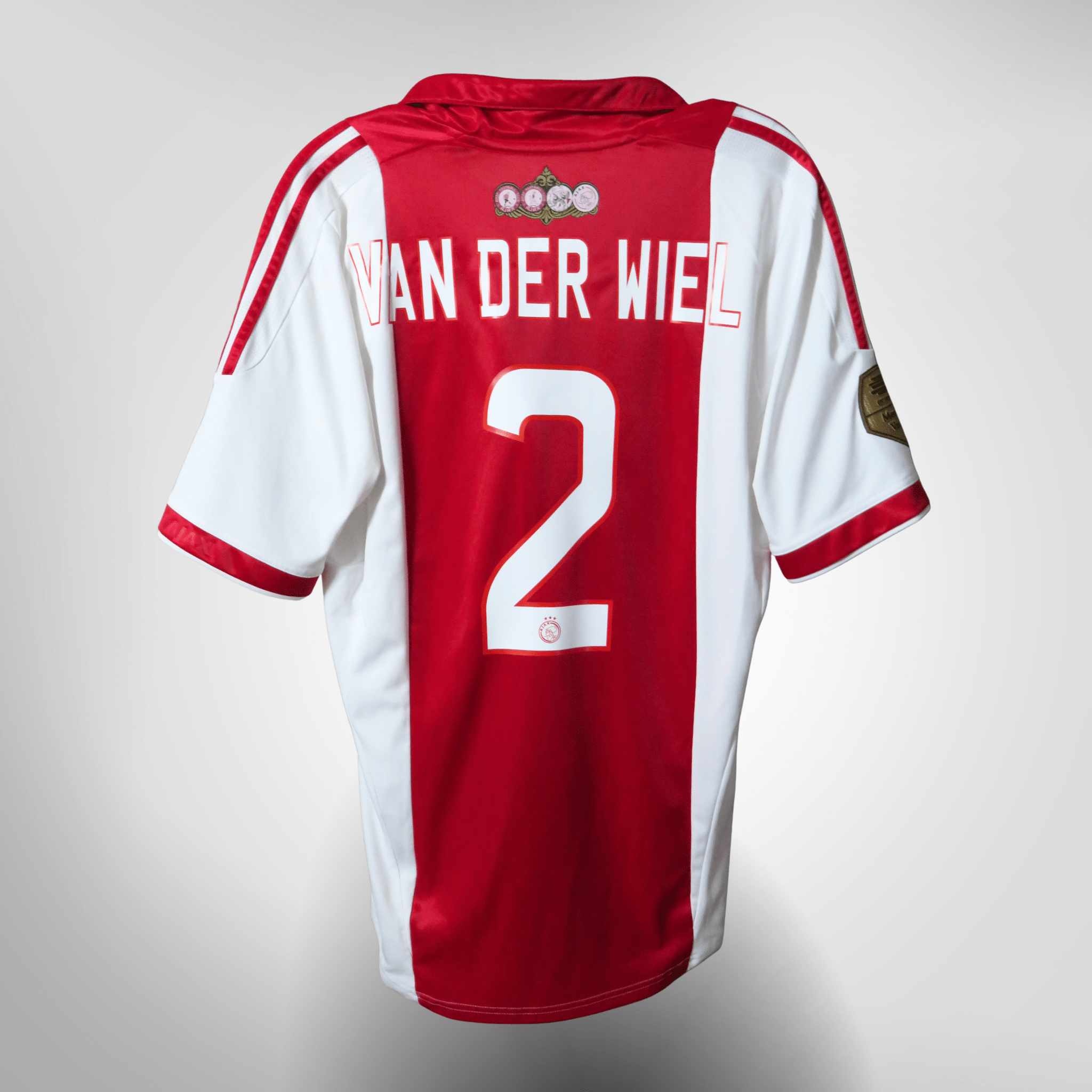 Ajax 2011-12 Home Van der Wiel #2 Shirt L