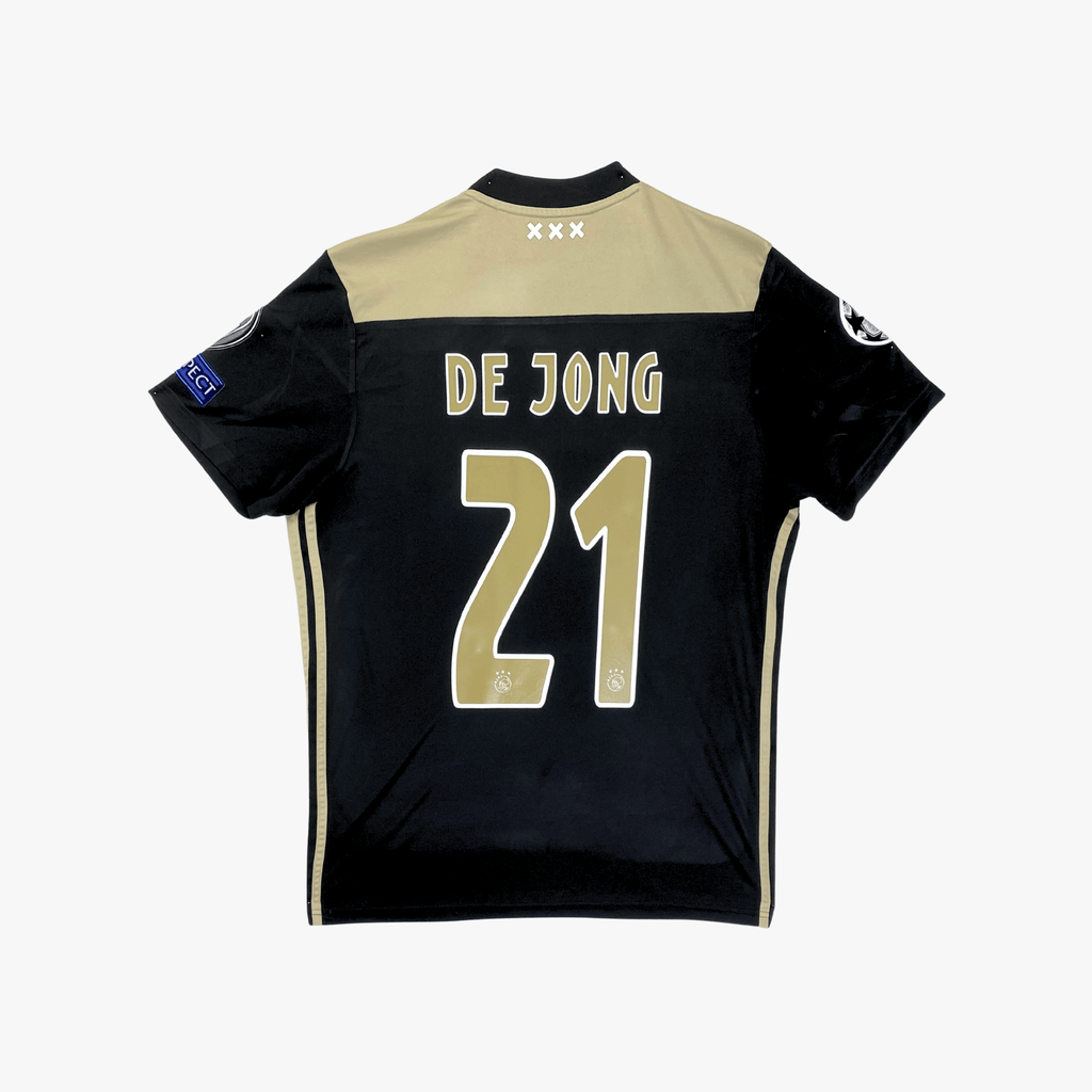 Ajax 2018-19 Away CL De Jong #21 Shirt M
