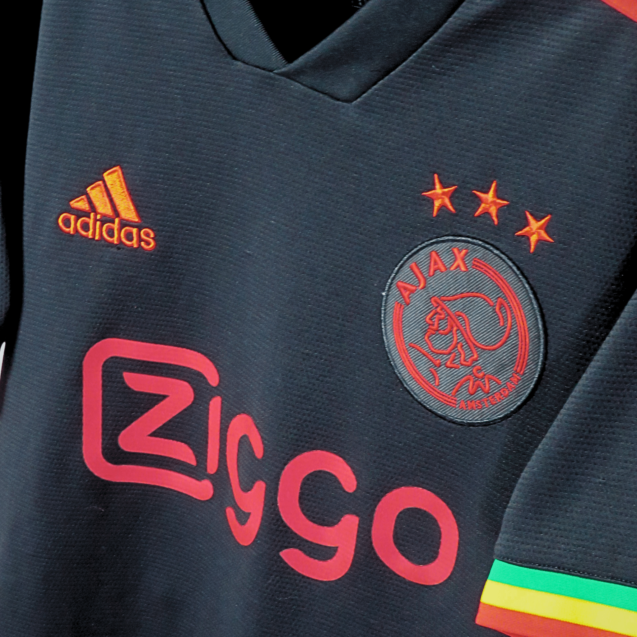 Ajax 2021-22 Third Gravenberch #8 Shirt M