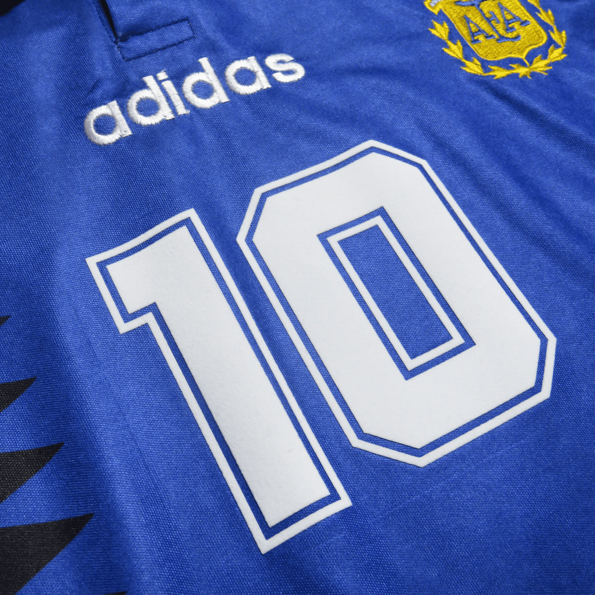 Authentic Adidas Argentina 1994-1997 Away shirt, Maradona 10 on the back, size L | Nostalgic Football Shirts