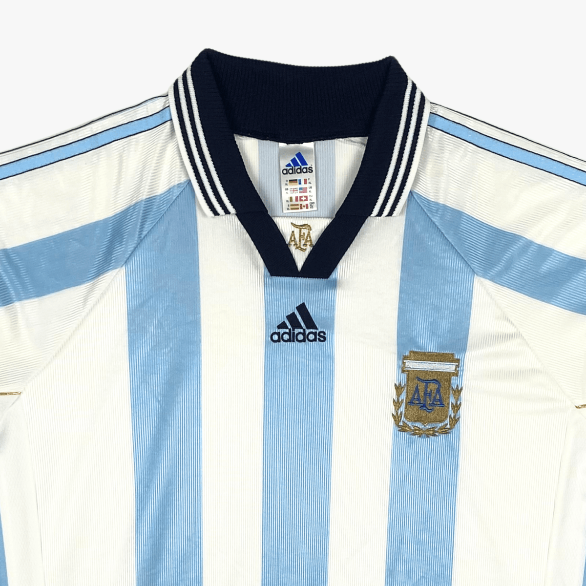 Authentic Adidas Argentina 1998-1999 Home shirt, size XL | Nostalgic Football Shirts