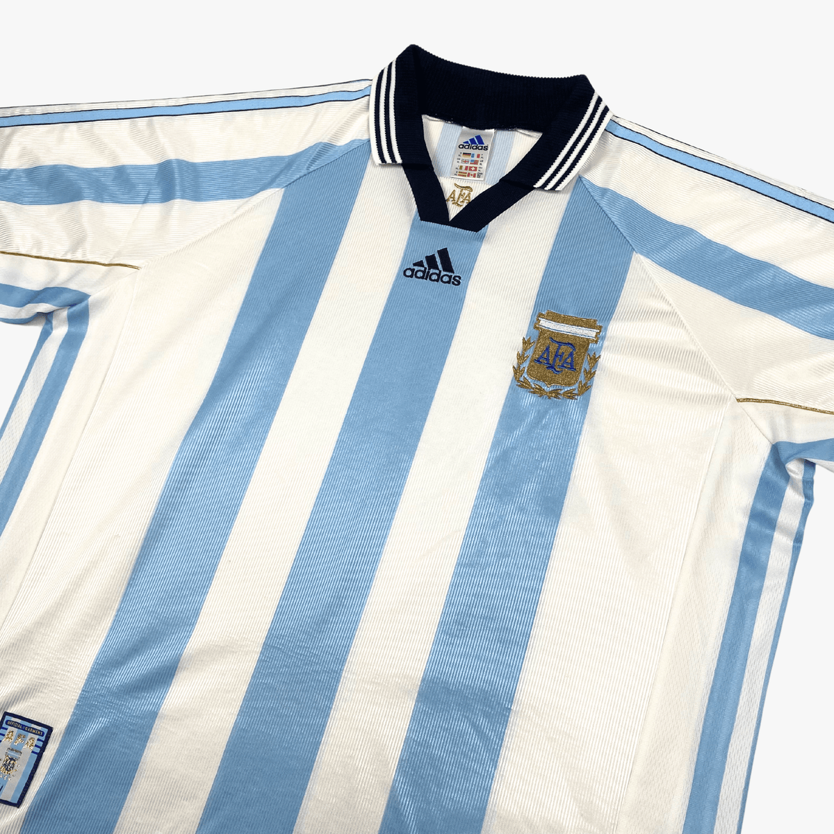 Original Argentina 1998-1999 Home football shirt, size XL | Nostalgic Football Shirts