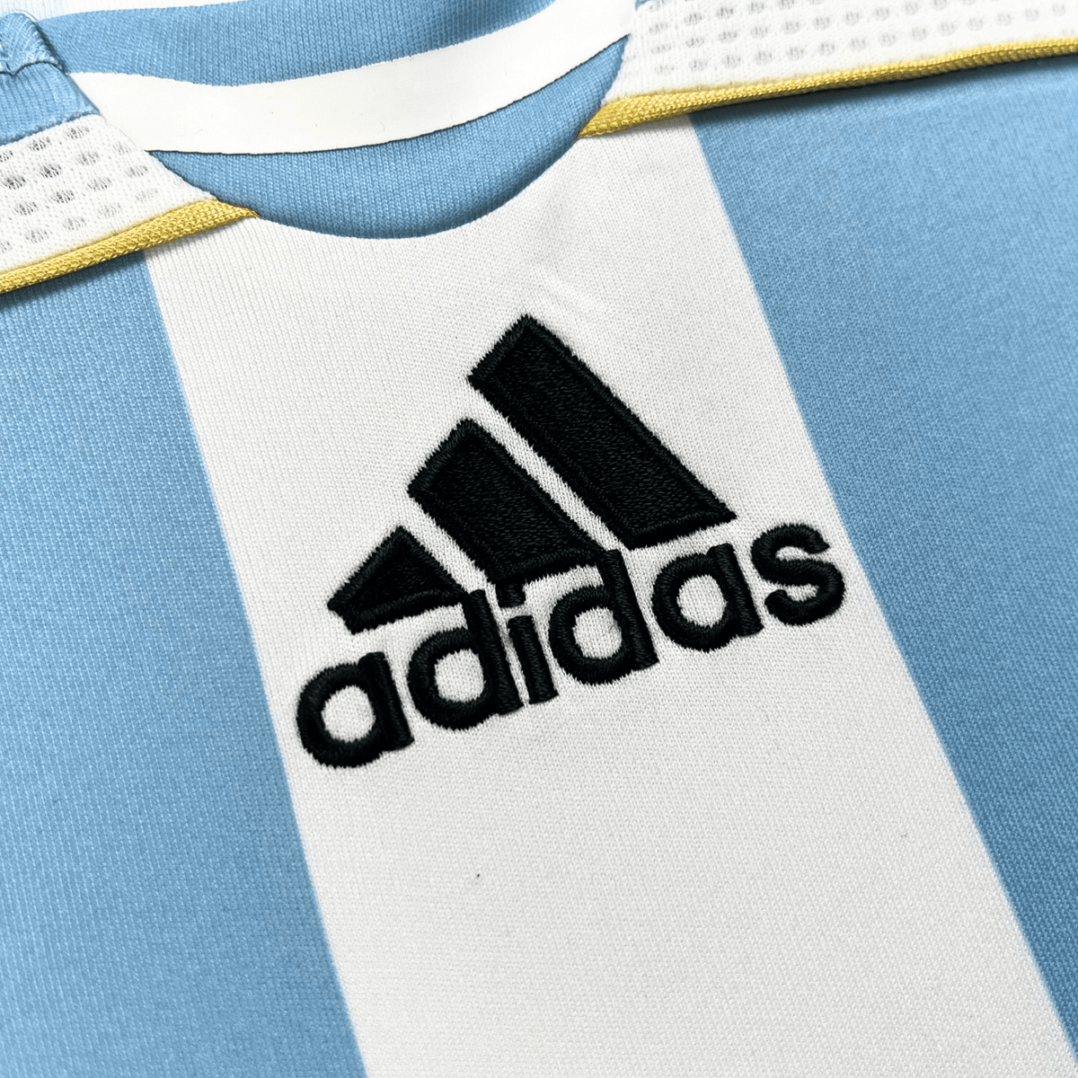 Authentic Adidas Argentina 2006-2007 Home shirt, Messi 19 on the back, size M | Nostalgic Football Shirts