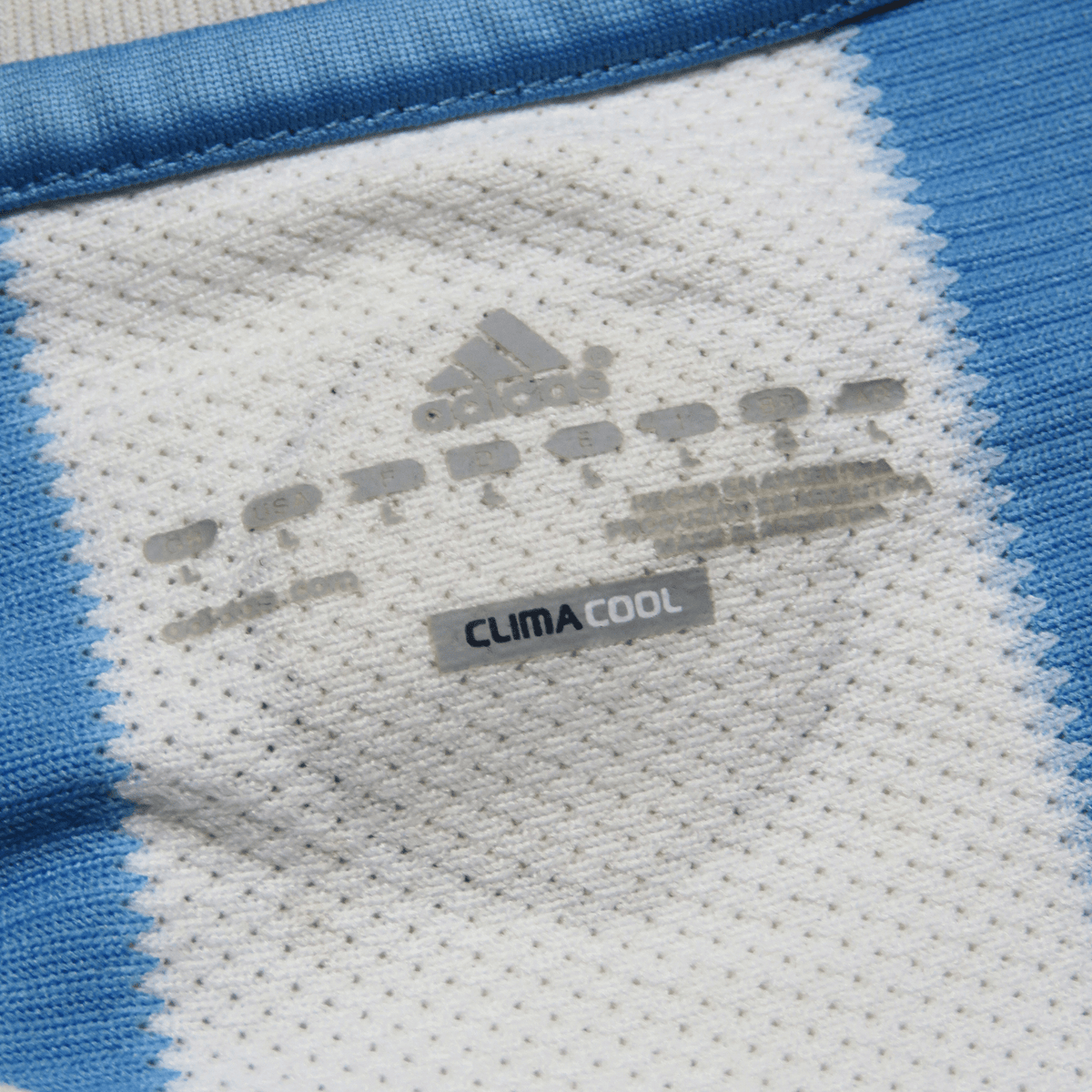 Vintage Argentina 2010-2011 Home football shirt with Messi 10 print, size L | Nostalgic Football Shirts