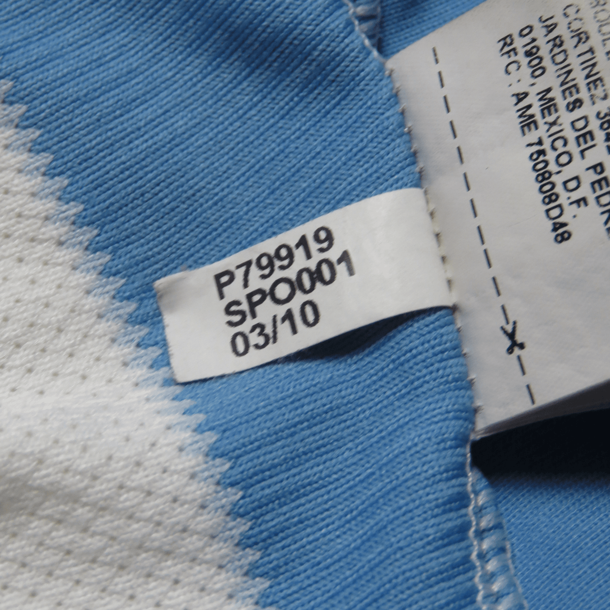 Authentic Adidas Argentina 2010-2011 Home shirt, Messi 10 on the back, size L | Nostalgic Football Shirts