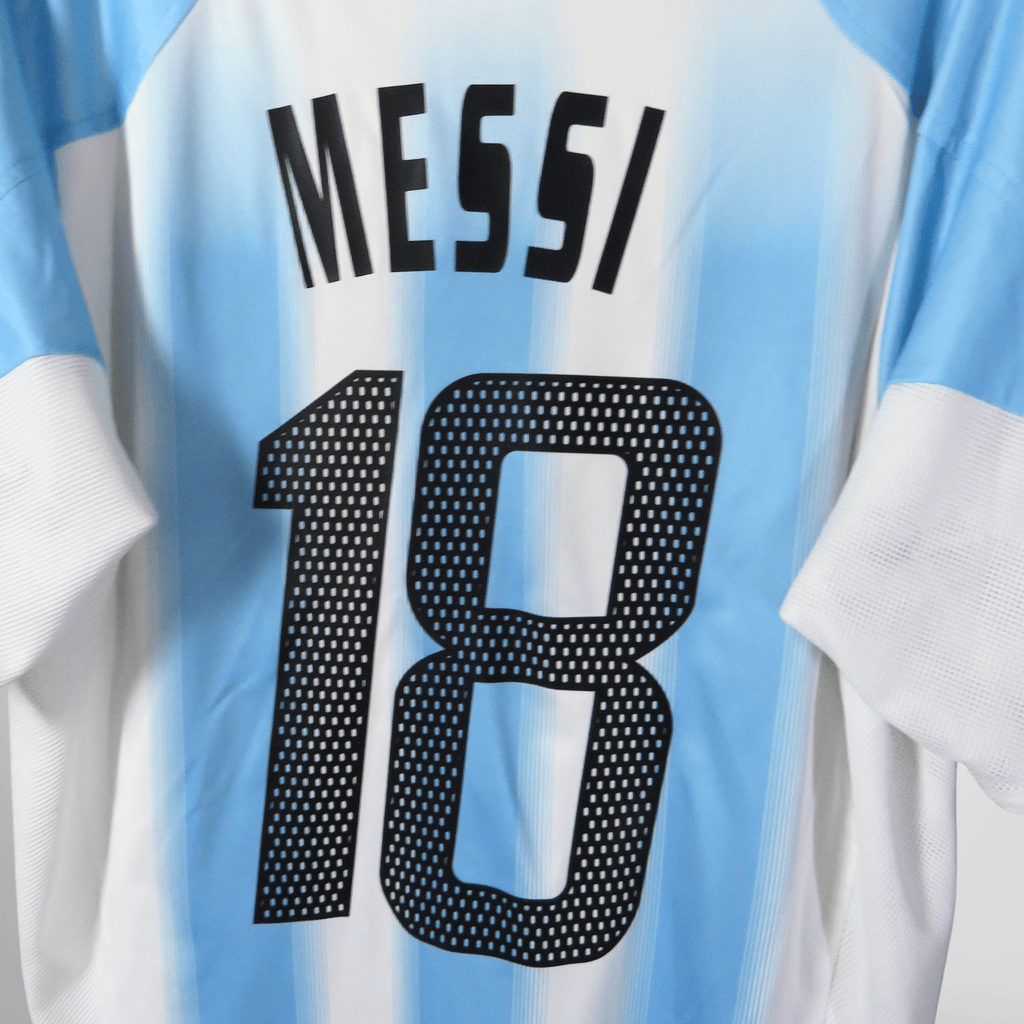 Argentina 2004-05 Home Messi #18 Shirt L