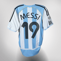 Argentina 2006-07 Home Messi #19 Shirt S