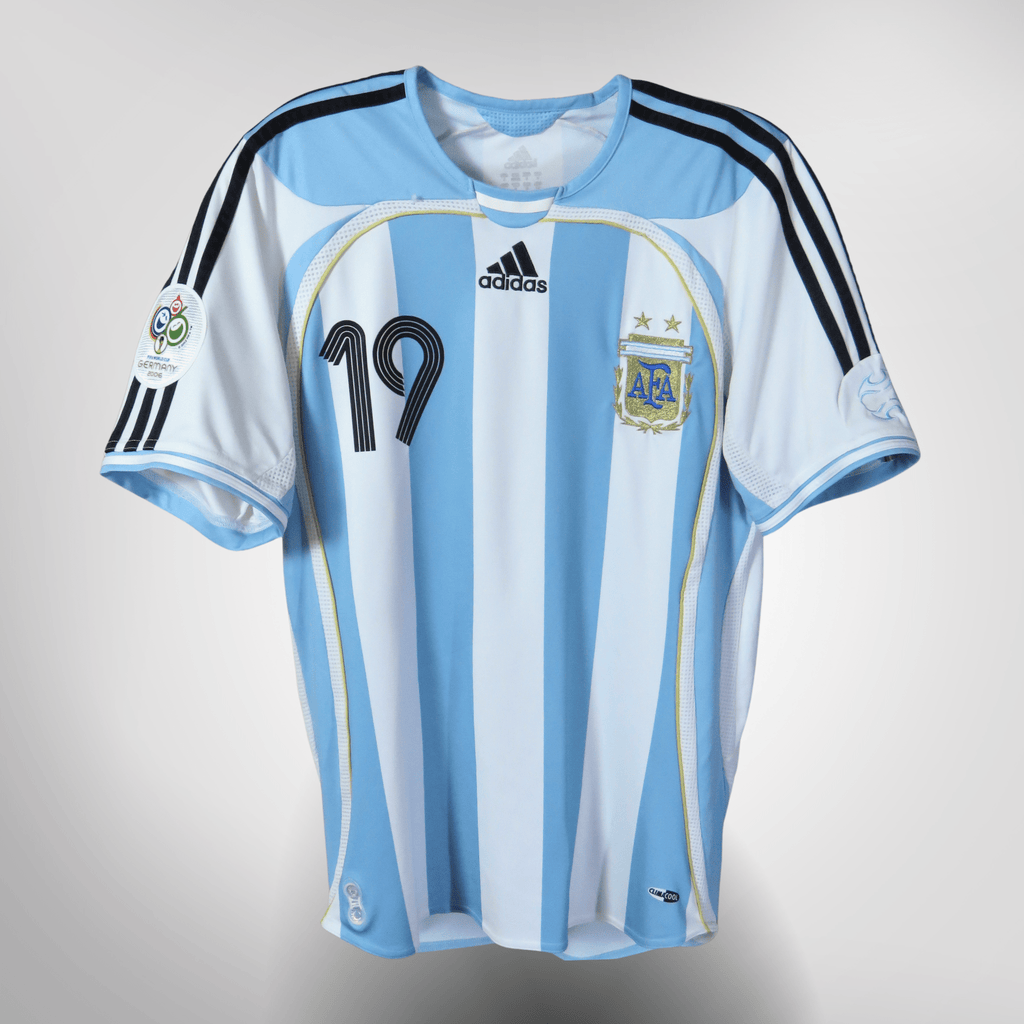Argentina 2006-07 Home Messi #19 Shirt S