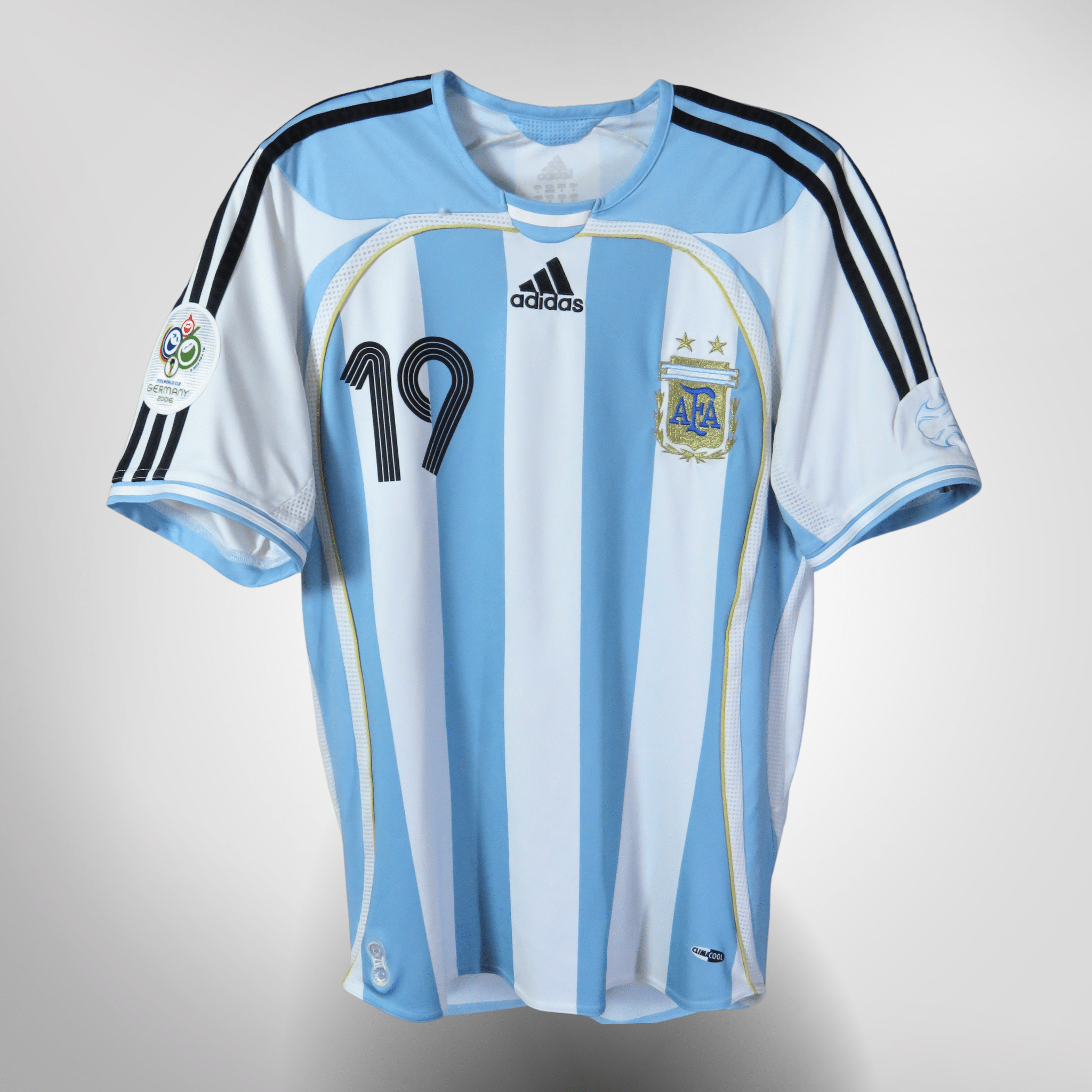 Argentina 2006-07 Home Messi #19 Shirt S