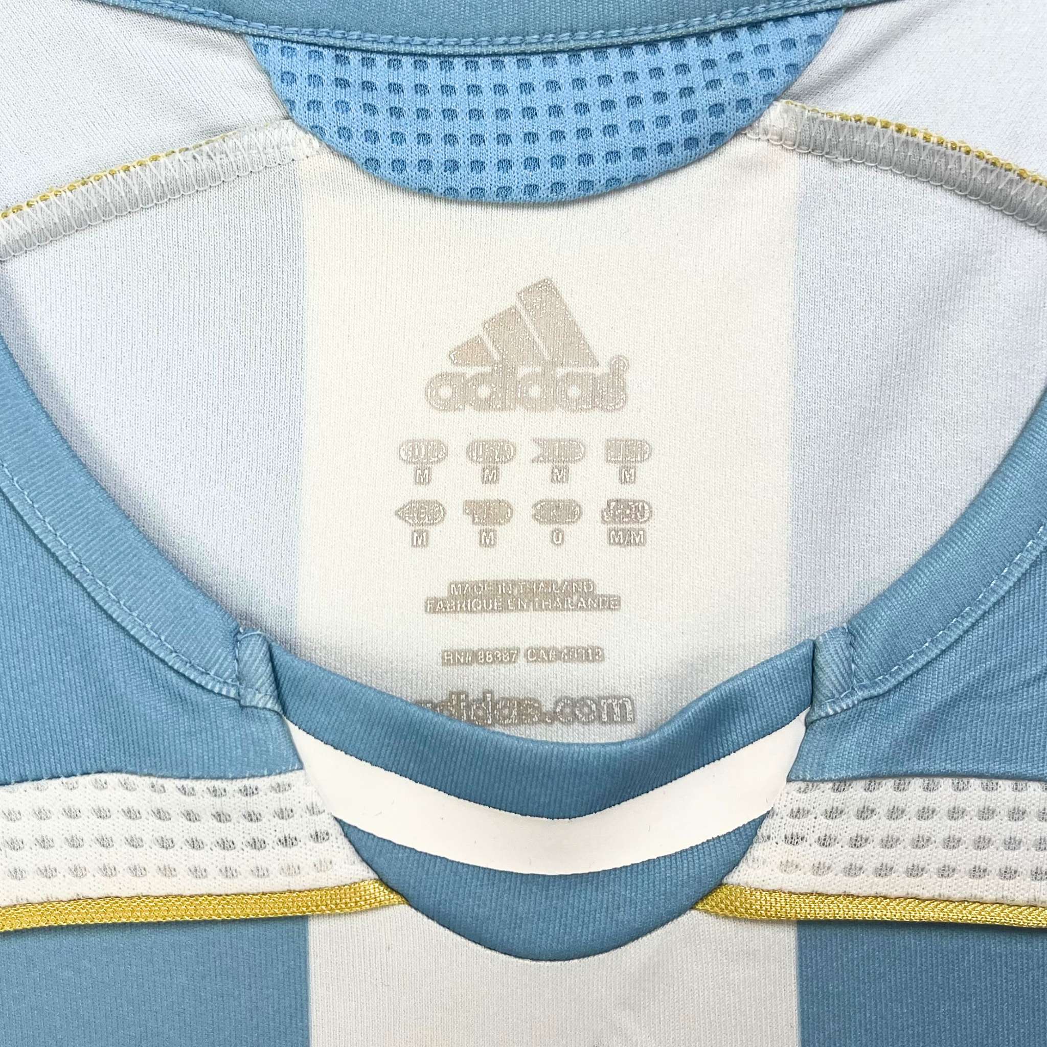 Argentine 2006-07 Domicile Messi n°19 Taille M