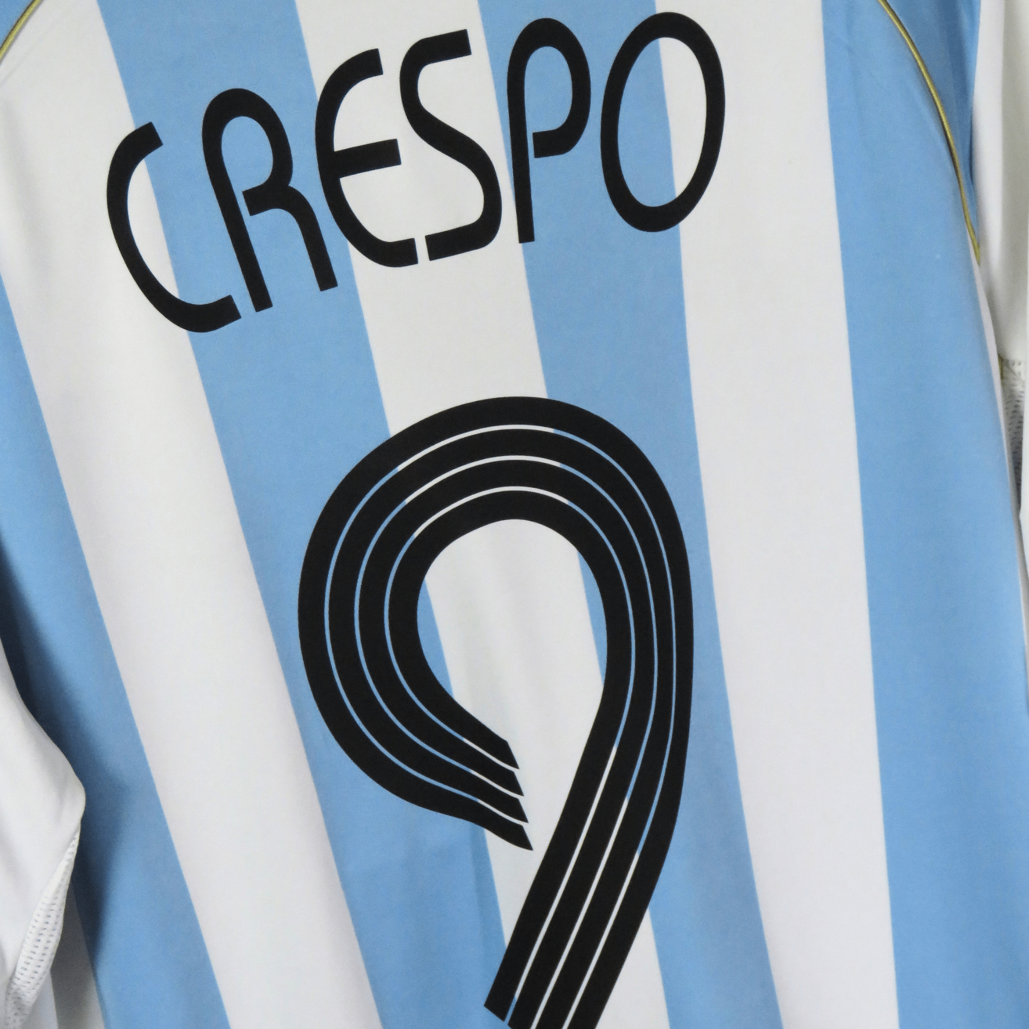 Argentina 2006-08 Home Crespo #9 Shirt L