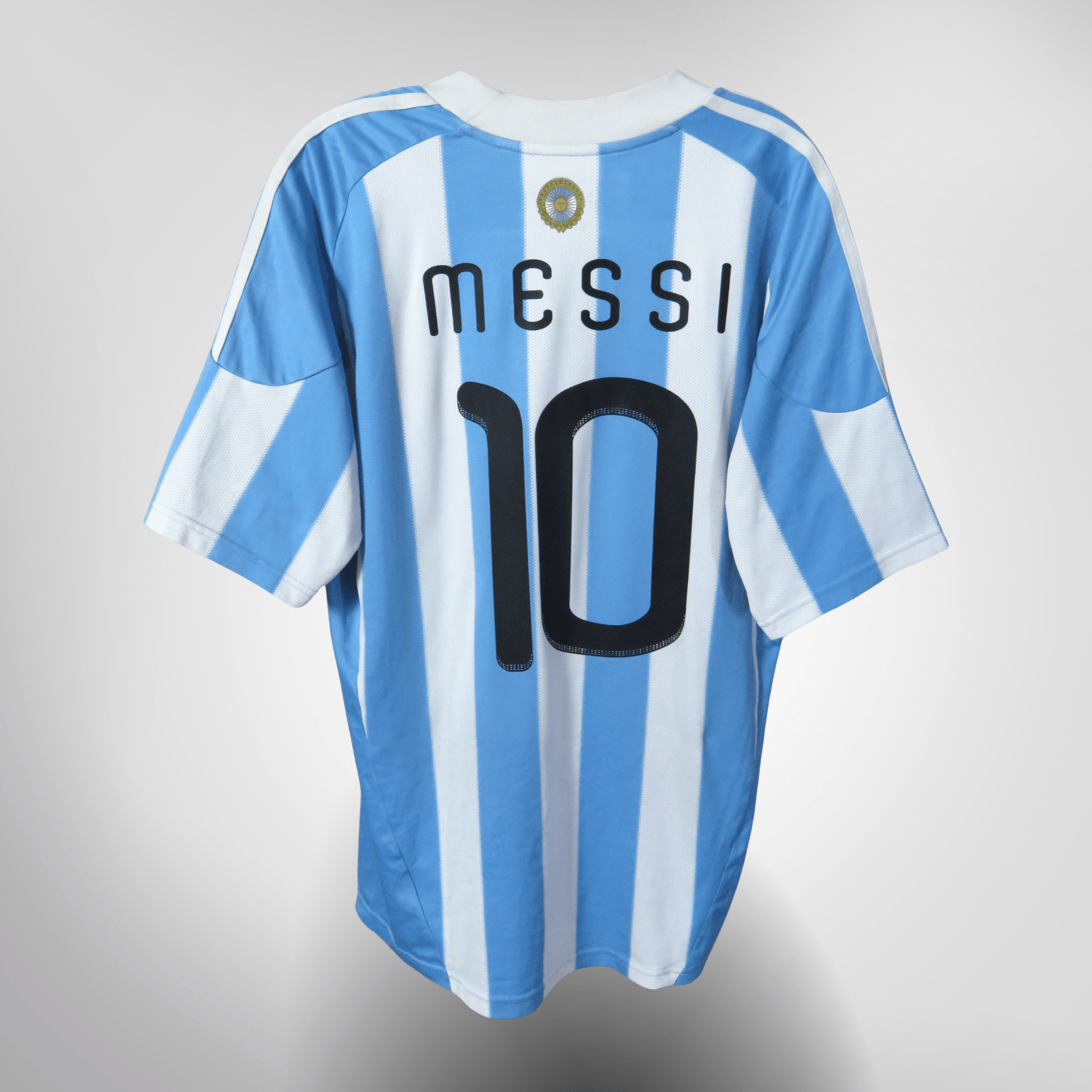 Argentina 2010-11 Home Messi #10 Shirt L – Nostalgic Football Shirts