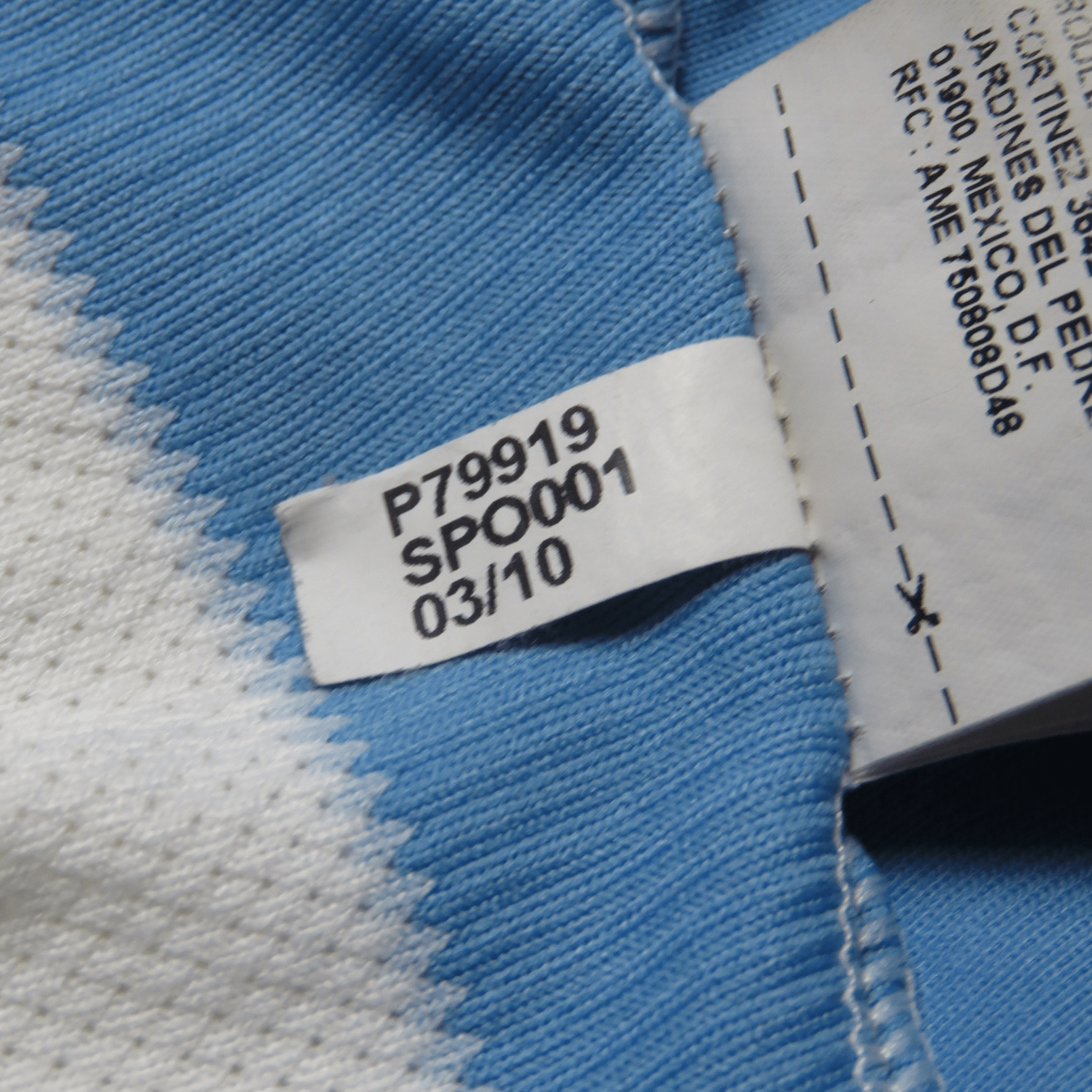 Argentina 2010-11 Home Messi #10 Shirt L
