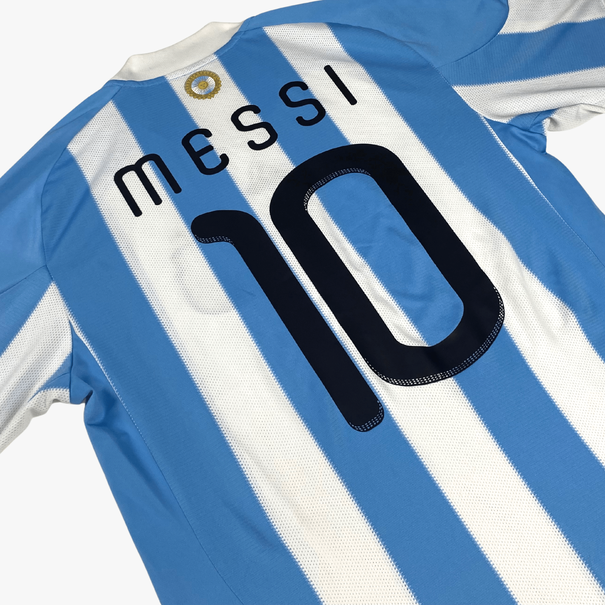 Argentina 2010-11 Home Messi #10 Shirt M