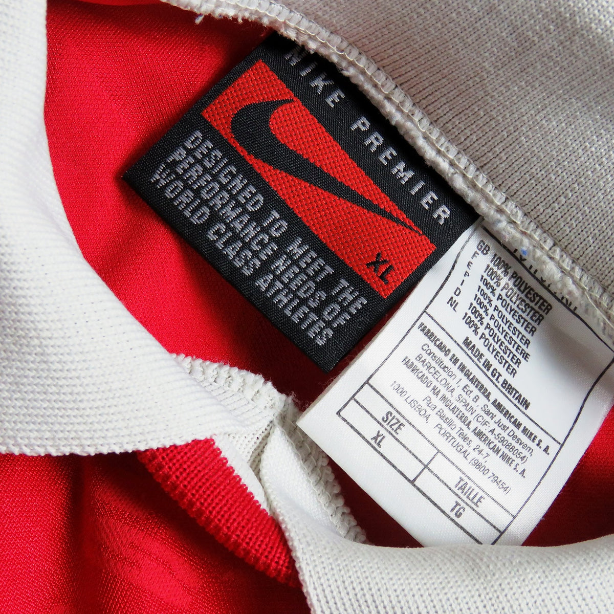 Arsenal 1994-1996 Home shirt, Bergkamp 10, Nike, size XL | Nostalgic Football Shirts
