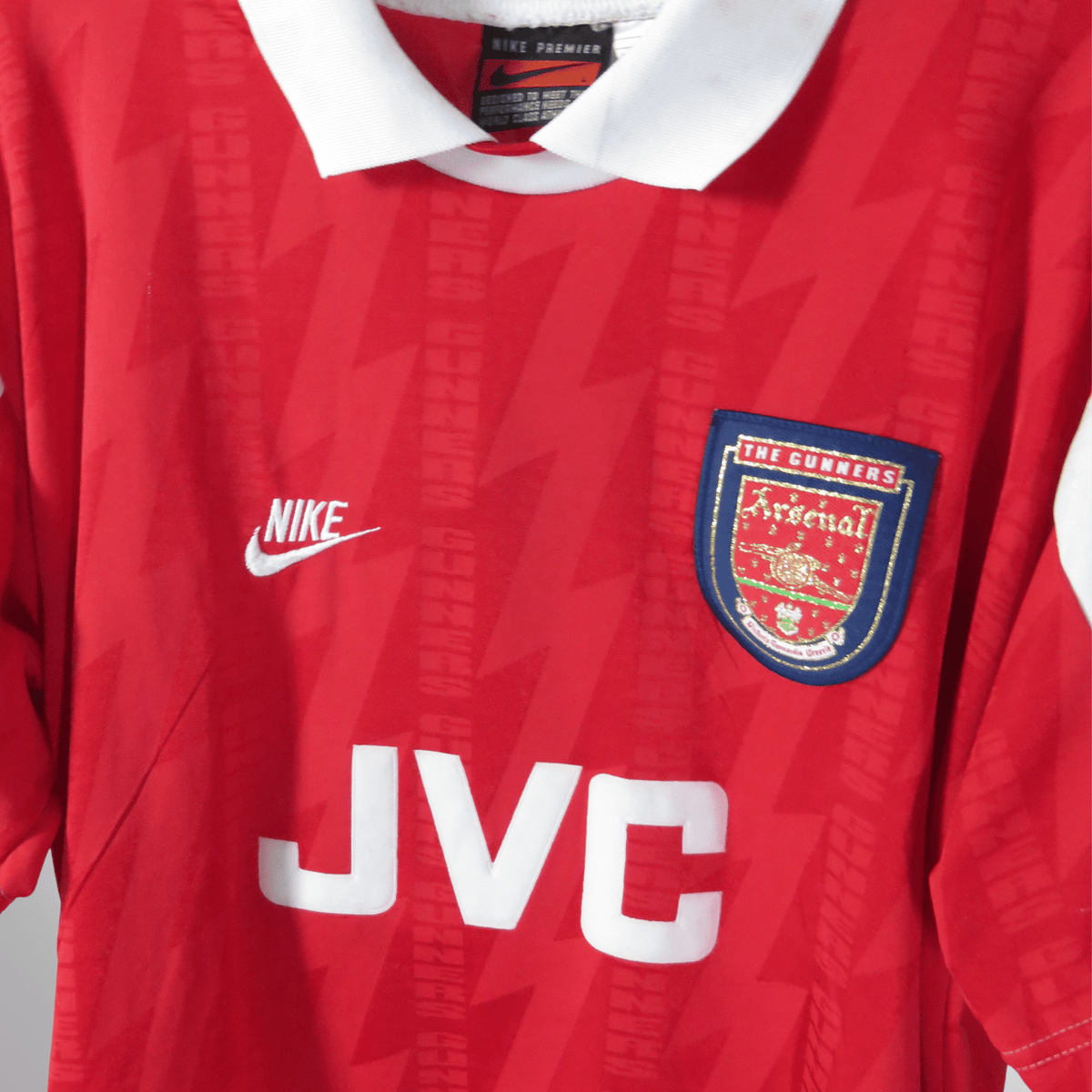 Original Arsenal 1994-1996 Home football shirt, size L, Platt 7 | Nostalgic Football Shirts