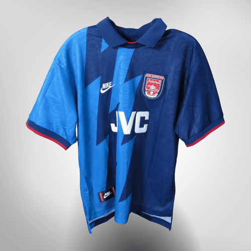Authentic Nike Arsenal 1995-1996 Away shirt, Bergkamp 10 on the back, size M | Nostalgic Football Shirts