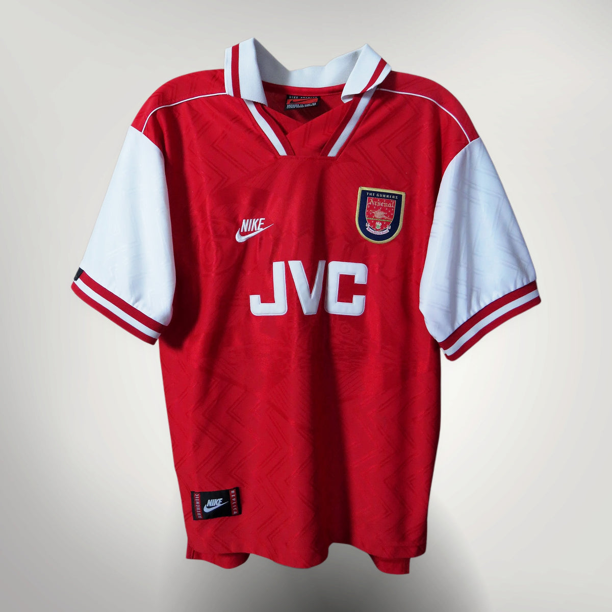Arsenal 1996-1998 Home shirt, Bergkamp 10, Nike, size M | Nostalgic Football Shirts