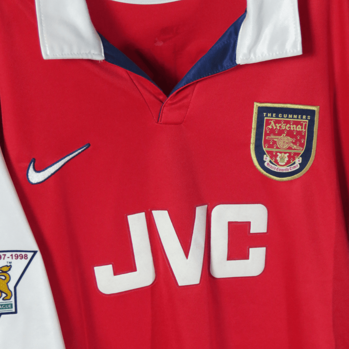 Original Arsenal 1998-1999 Home football shirt, size L, Bergkamp 10 | Nostalgic Football Shirts