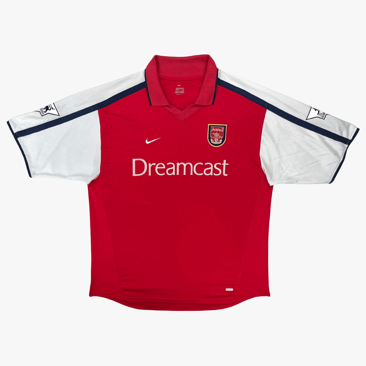 Authentic Nike Arsenal 2000-2002 Home shirt, Vieira 4 on the back, size XXL | Nostalgic Football Shirts
