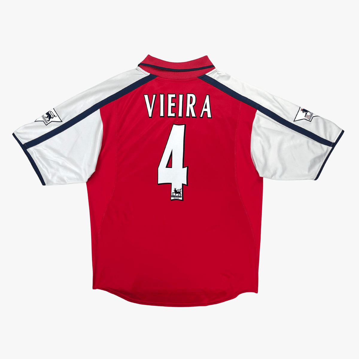 Vintage Arsenal 2000-2002 Home football shirt with Vieira 4 print, size XXL | Nostalgic Football Shirts