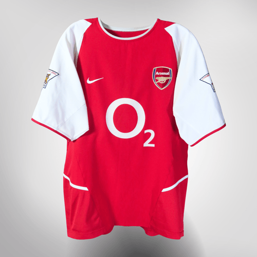 Authentic Nike Arsenal 2002-2004 Home shirt, Henry 14 on the back, size M, product code 184985 | Nostalgic Football Shirts