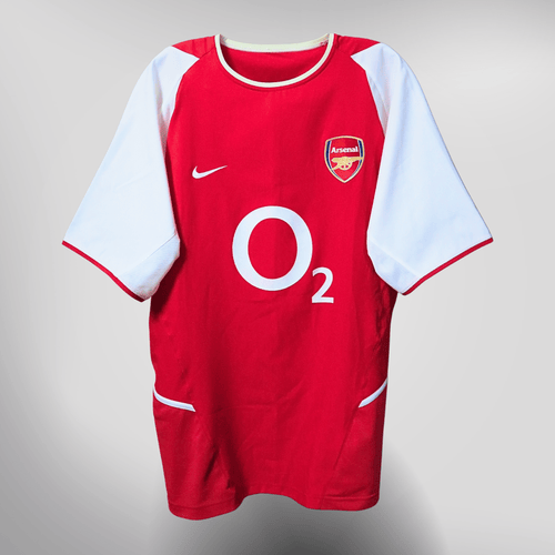 Authentic Nike Arsenal 2002-2004 Home shirt, Vieira 4 on the back, size XL, product code 184985 | Nostalgic Football Shirts