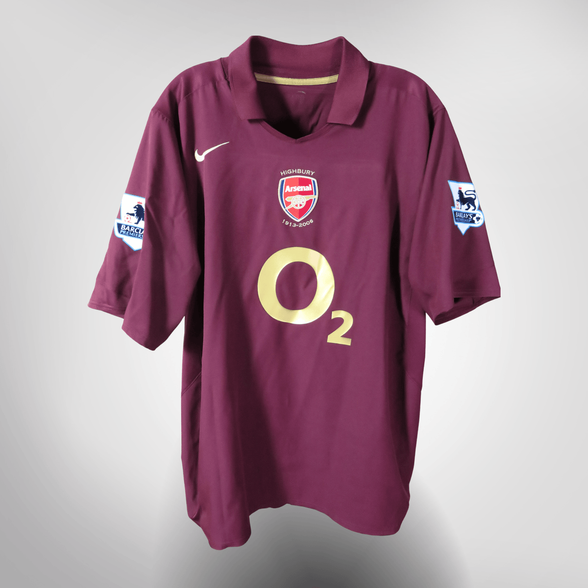 Authentic Nike Arsenal 2005-2006 Home shirt, Pires 7 on the back, size XL | Nostalgic Football Shirts