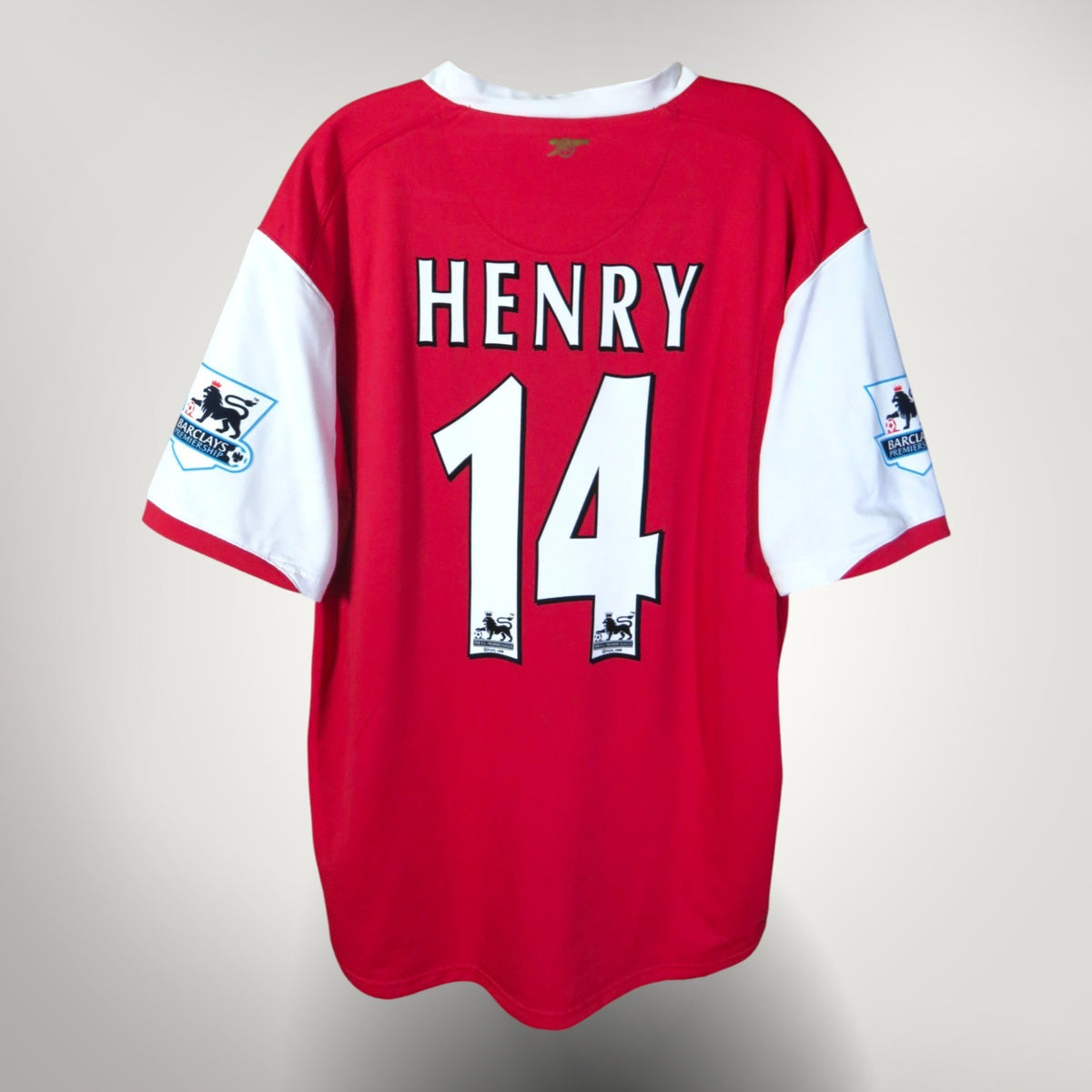 Vintage Arsenal 2006-2008 Home football shirt with Henry 14 print, size XL, product code 146769-616 | Nostalgic Football Shirts