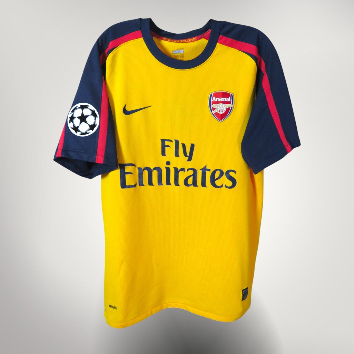 Authentic Nike Arsenal 2008-2009 Away shirt, Fabregas 4 on the back, size M, product code 287538-716 | Nostalgic Football Shirts