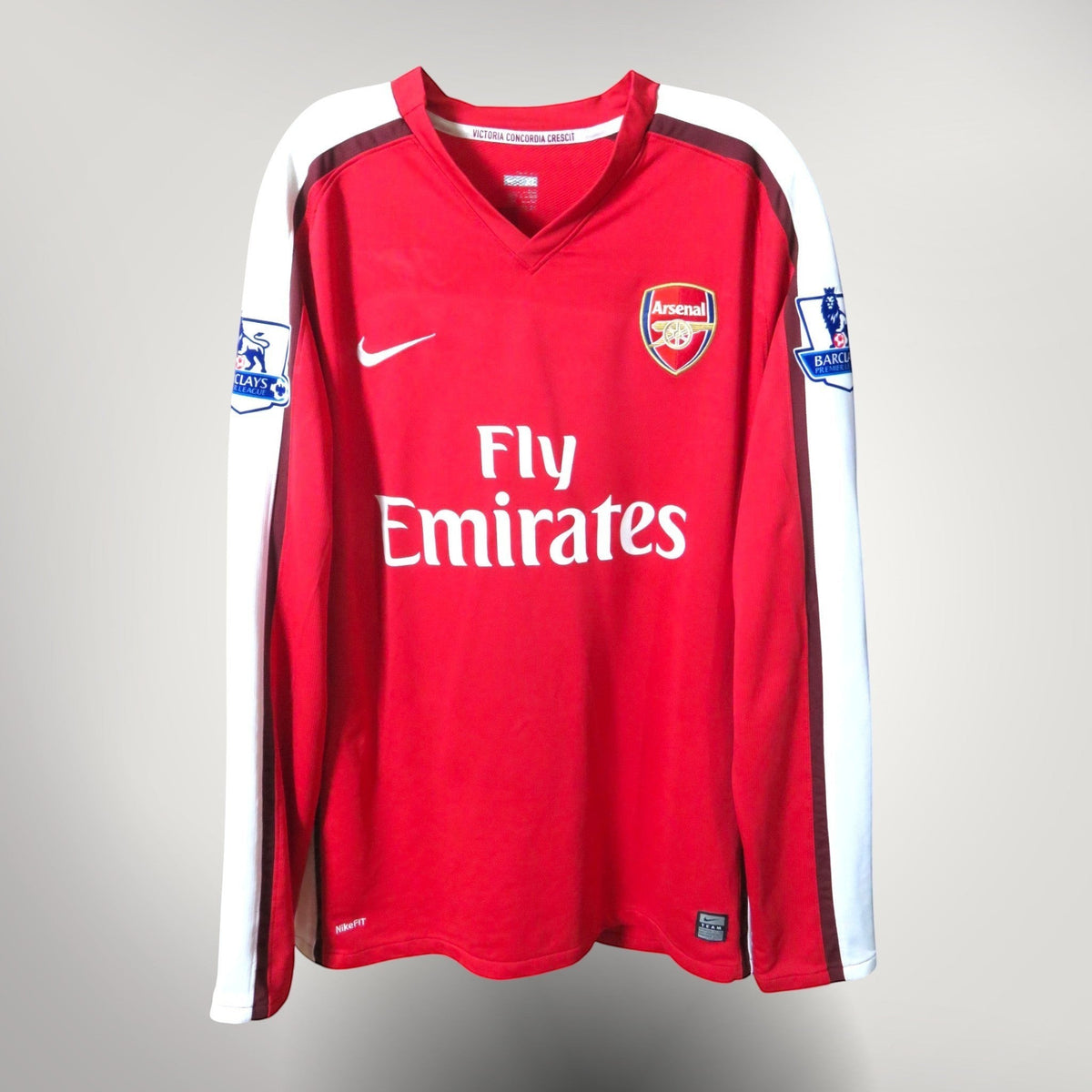 Authentic Nike Arsenal 2008-2010 Home longsleeve shirt, Van Persie 11 on the back, size XL | Nostalgic Football Shirts