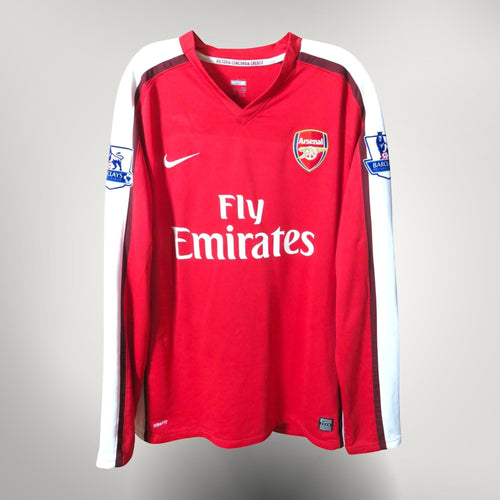 Authentic Nike Arsenal 2008-2010 Home longsleeve shirt, Van Persie 11 on the back, size XL, product code 287536-614 | Nostalgic Football Shirts