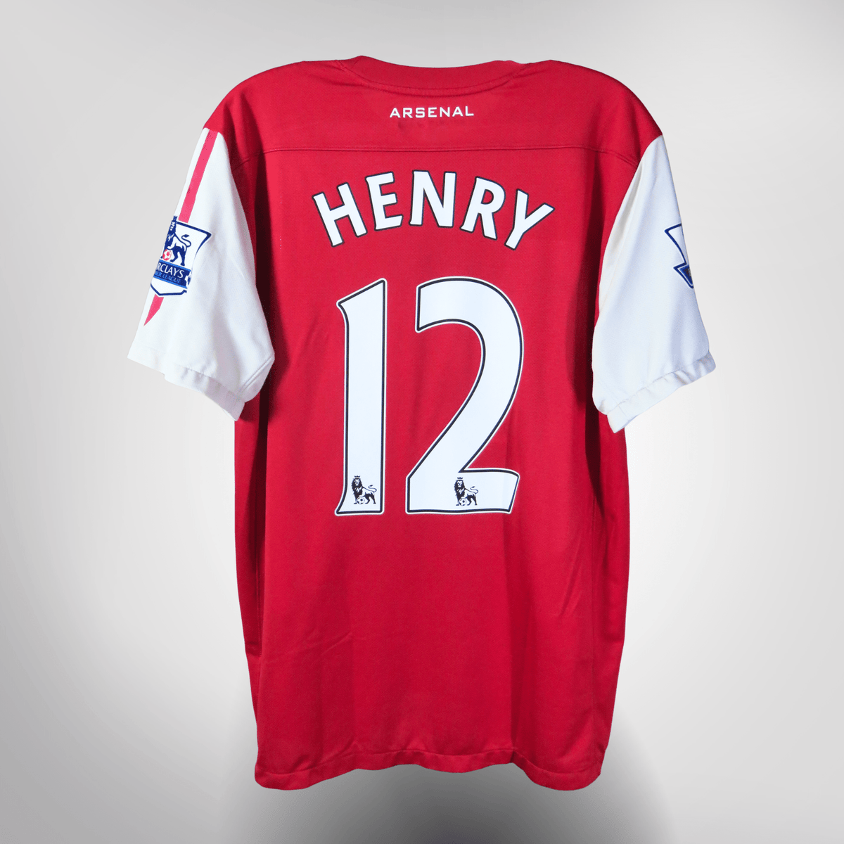 Vintage Arsenal 2011-2012 Home football shirt with Henry 12 print, size L | Nostalgic Football Shirts