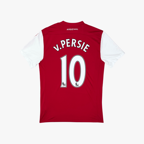 Vintage Arsenal 2011-2012 Home football shirt with Van Persie 10 print, size M, product code 423980-620 | Nostalgic Football Shirts