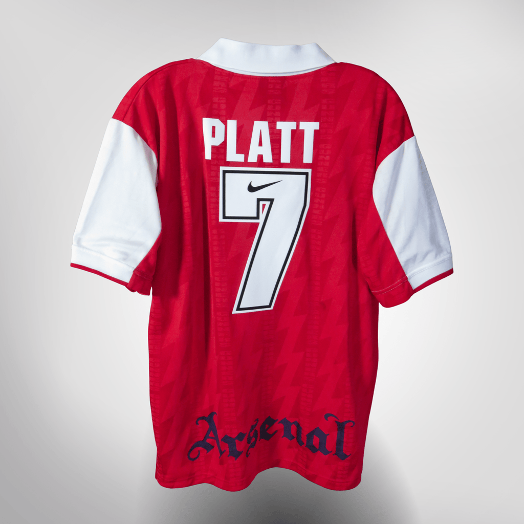 Arsenal 1994-96 Home Platt #7 Shirt L