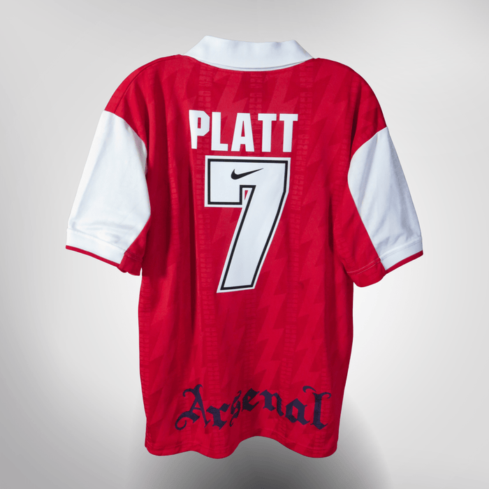 Arsenal 1994-96 Home Platt #7 Shirt L