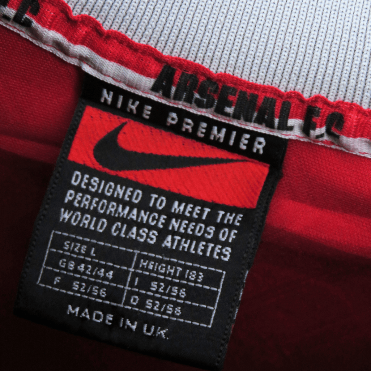 Arsenal 1996-98 Home Bergkamp #10 Shirt L