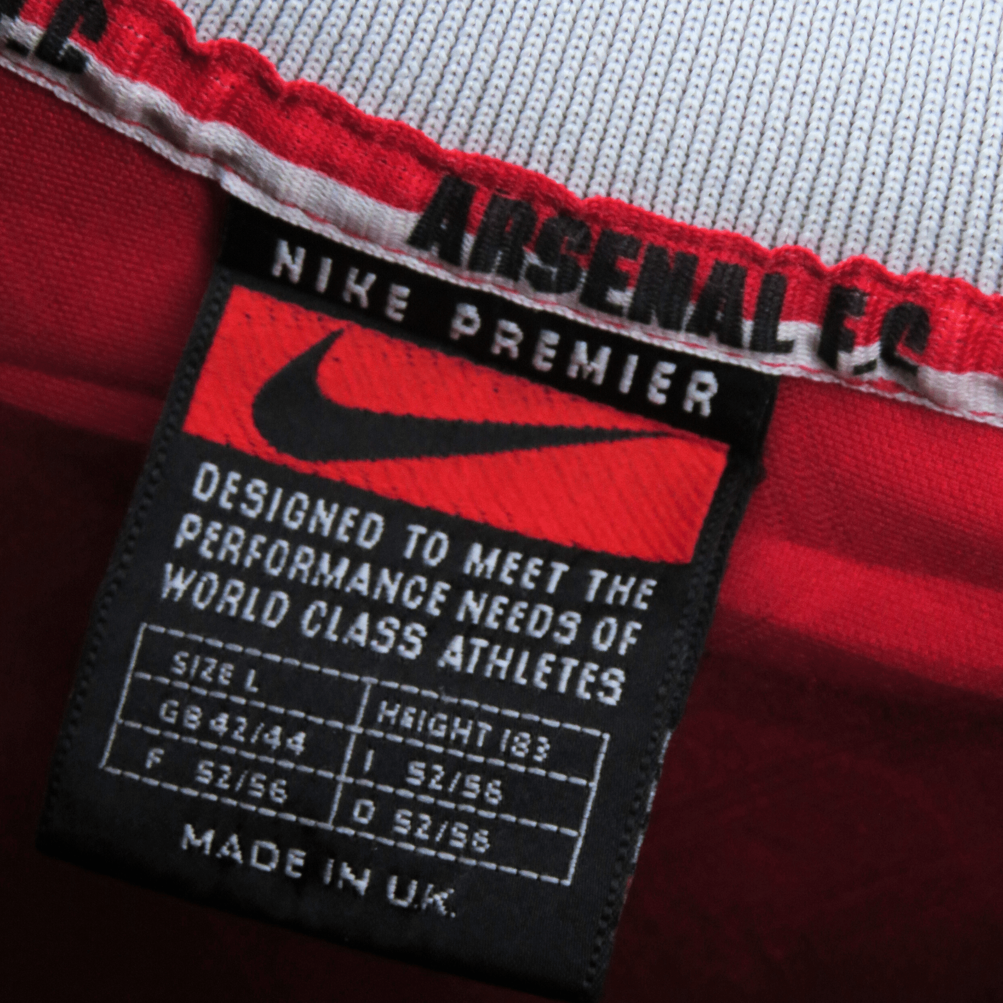 Arsenal 1996-98 Home Bergkamp #10 Shirt L