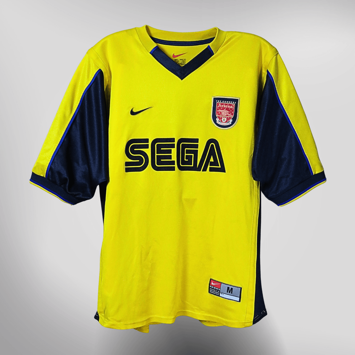 Arsenal 1999-01 Away Bergkamp #10 Shirt M