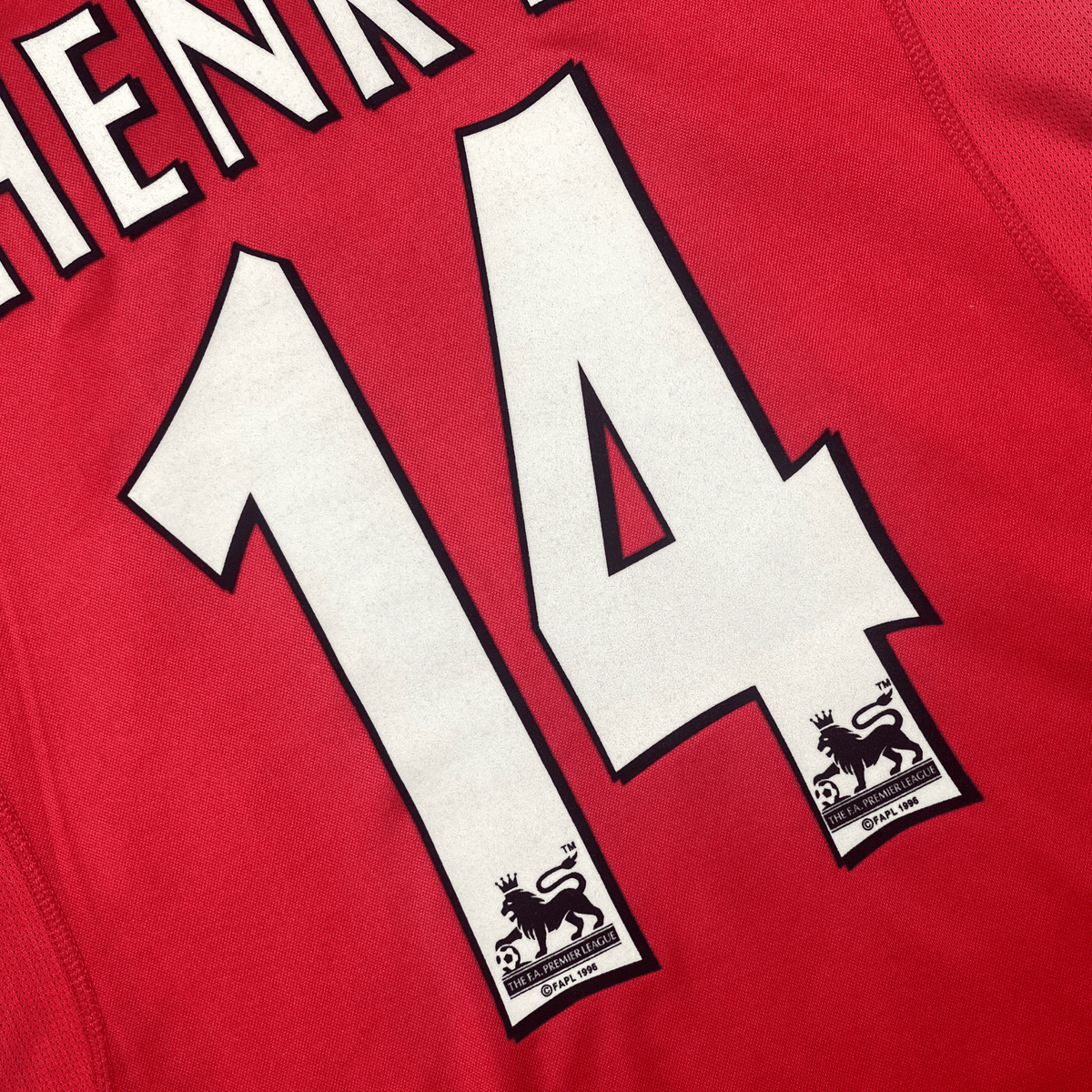 Arsenal 2000-02 Home Henry #14 Shirt M