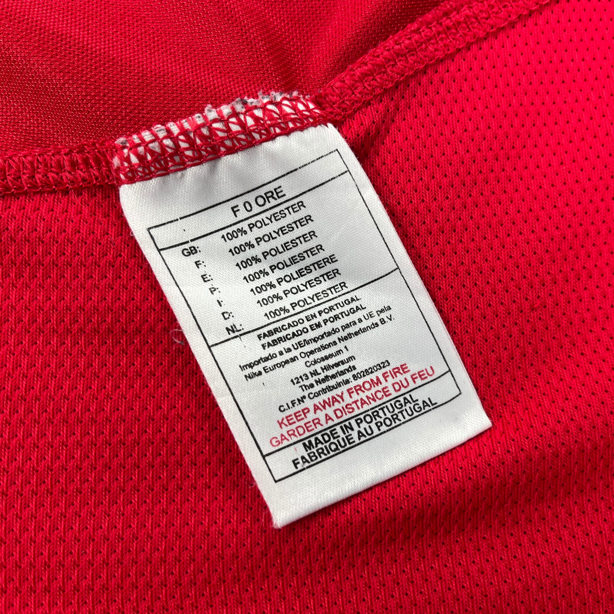 Arsenal 2000-02 Home Vieira #4 Shirt XXL