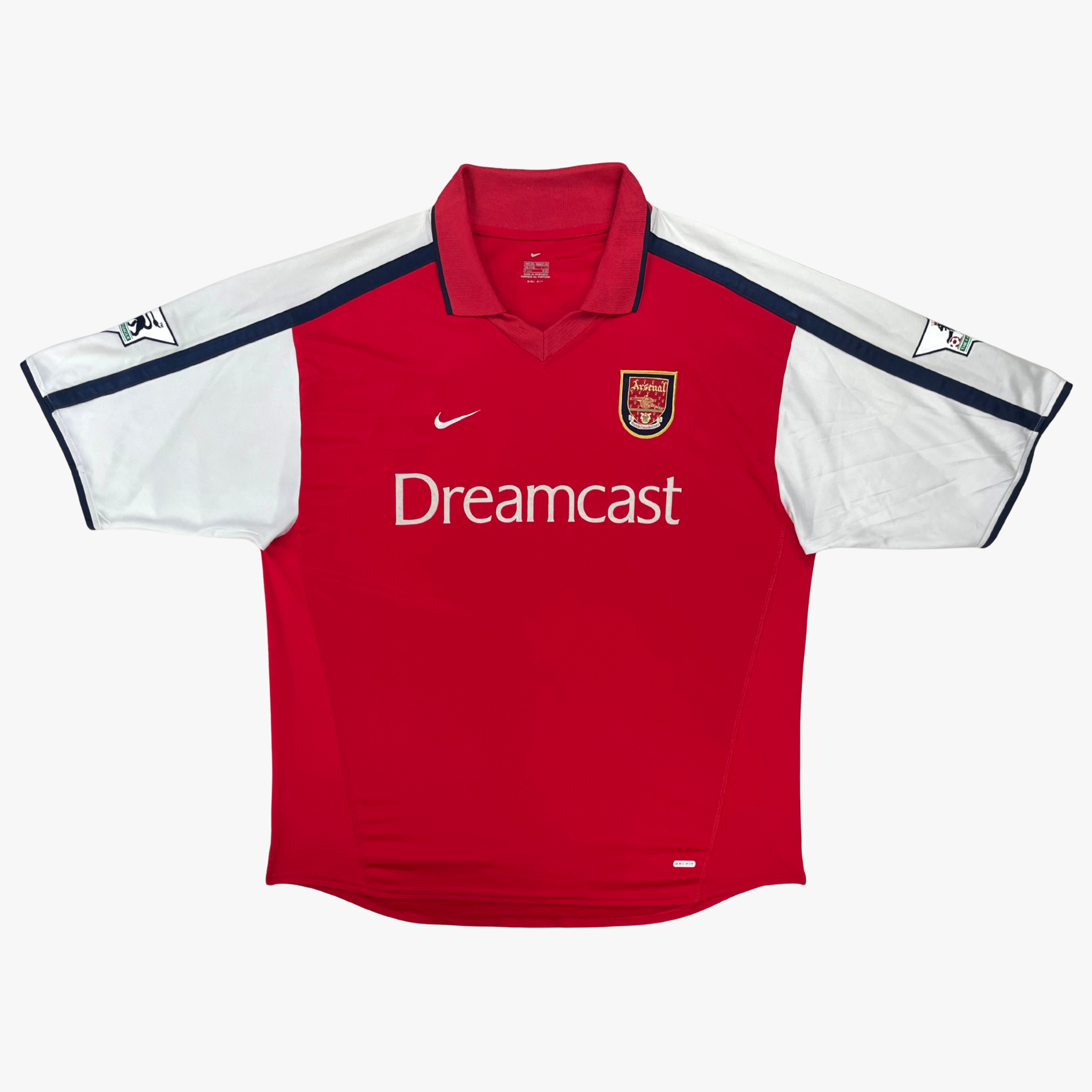 Arsenal 2000-02 Thuis Vieira #4 Shirt XXL