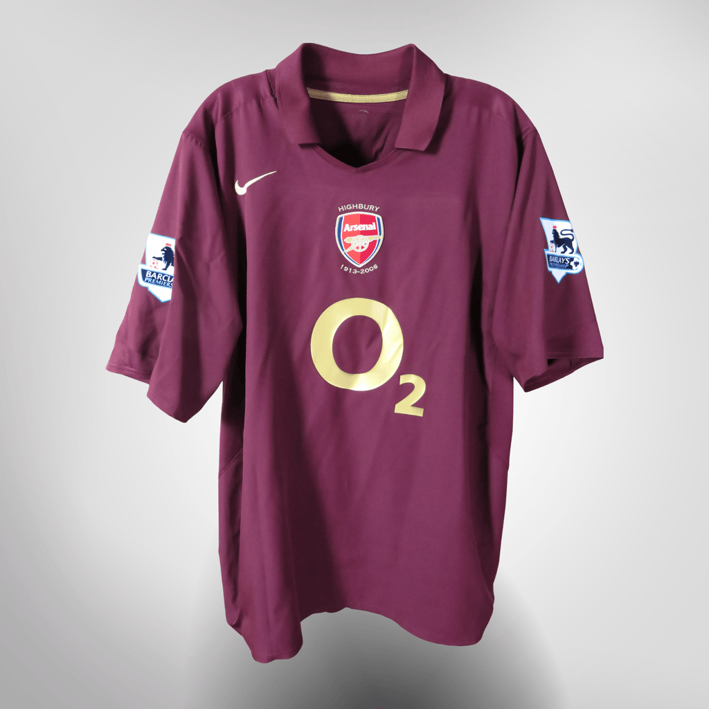 Arsenal 2005-06 Home Pires #7 Highbury Shirt XL