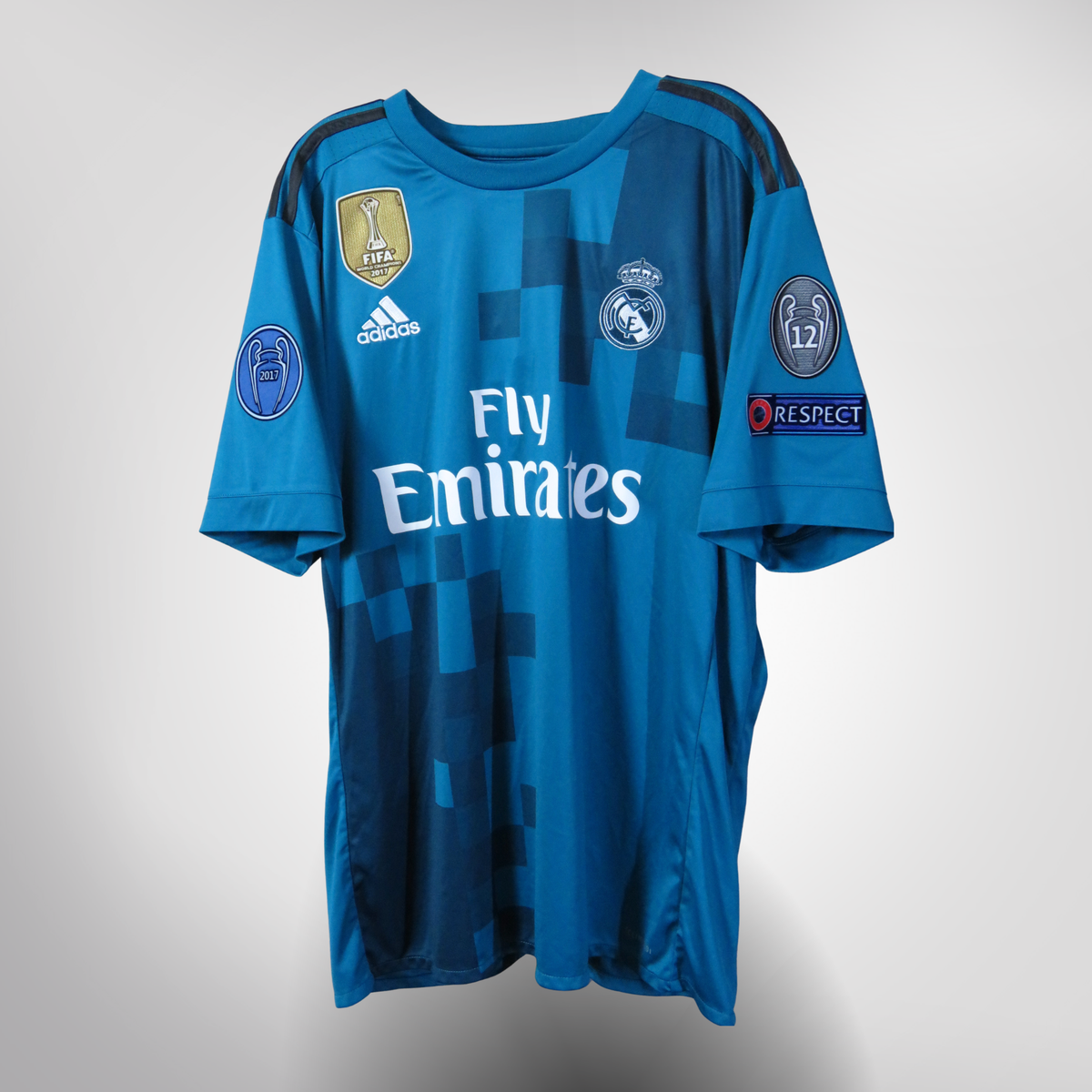 Real Madrid 2017-18 Third Ronaldo #7 Shirt L