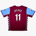 Aston Villa 2005-06 Milner #11 Home Shirt XL