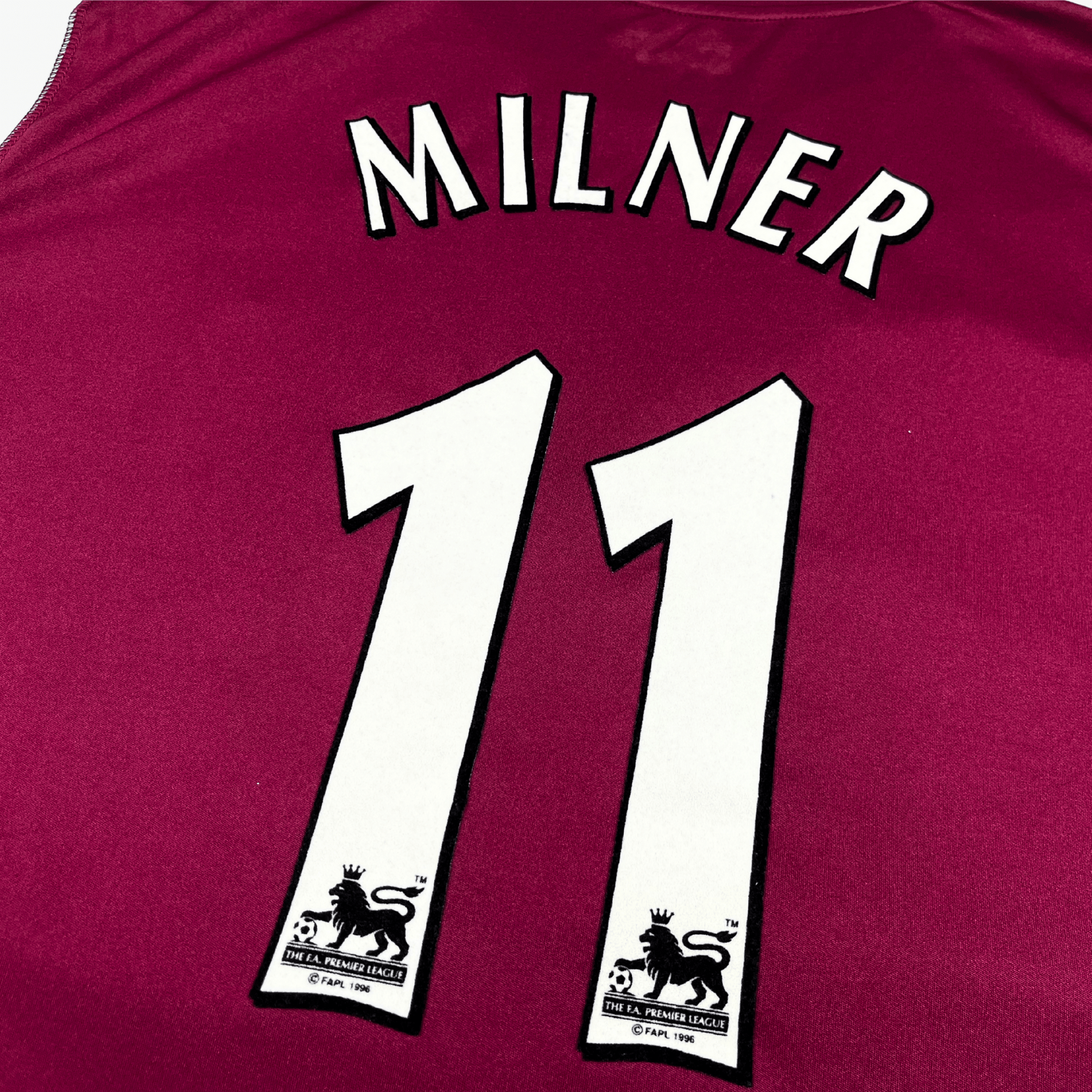 Maillot domicile Aston Villa Milner n°11 2005-06 XL