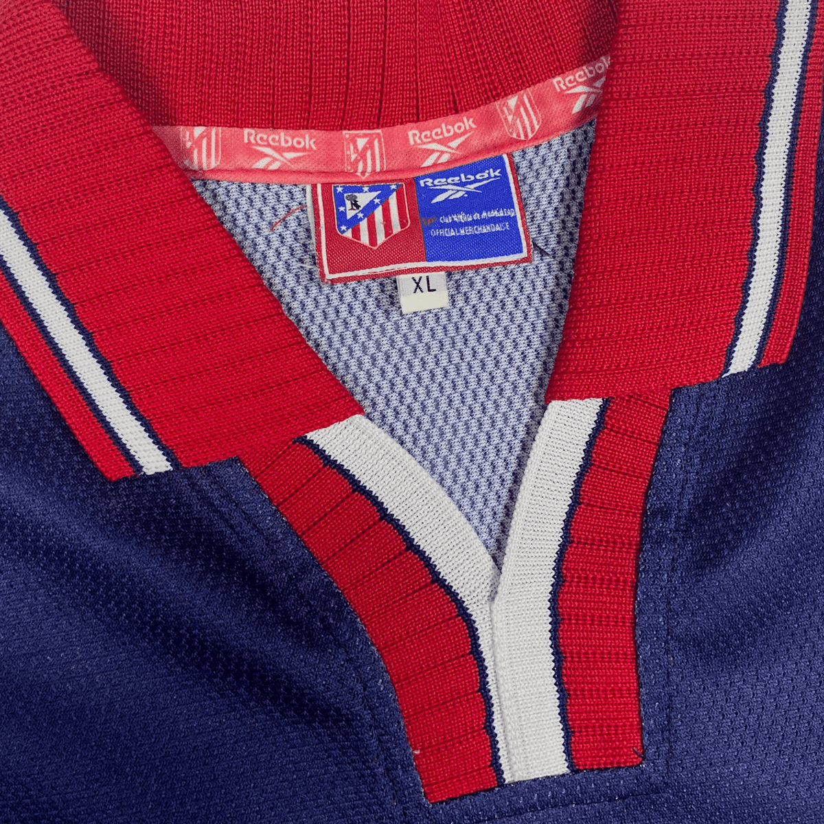 Authentic Reebok Atletico Madrid 1998-1999 Away shirt, size XL | Nostalgic Football Shirts