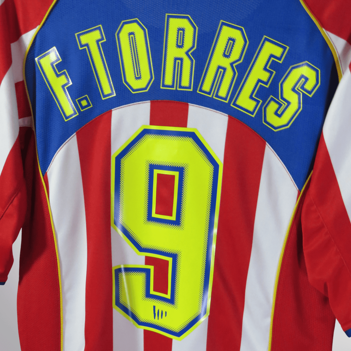 Retro Atletico Madrid 2004-2005 Home football jersey by Nike, Torres 9, size S | Nostalgic Football Shirts