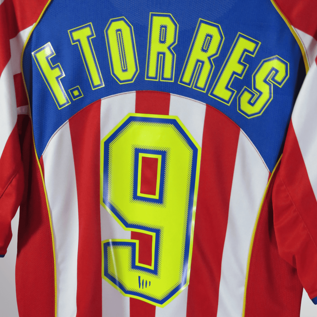 Atletico Madrid 2004-05 Home Torres #9 Shirt S